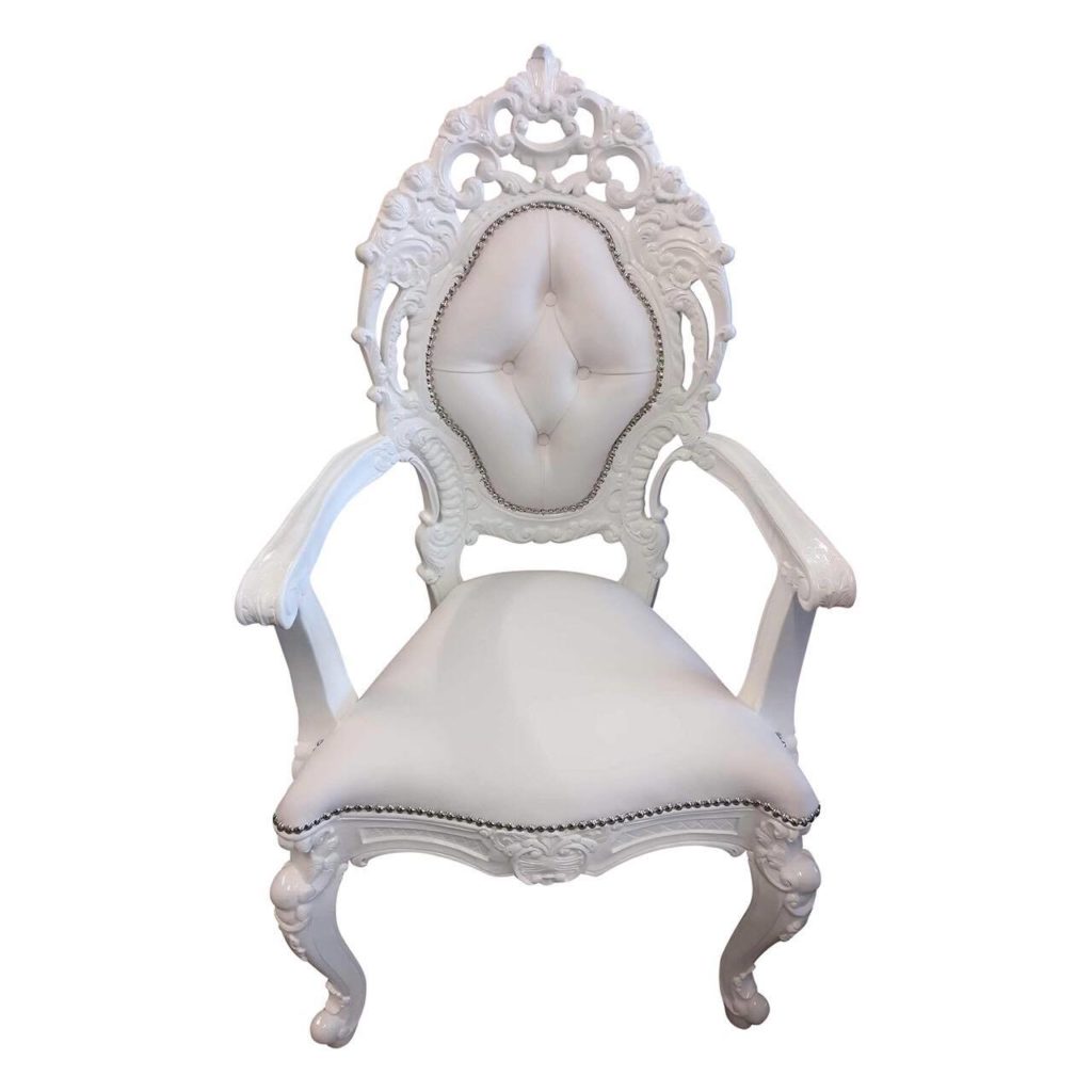White Throne chair
